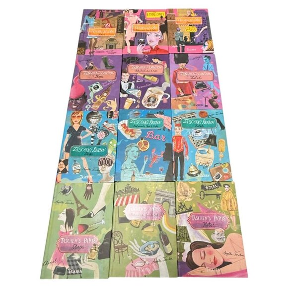 Tashens Paris London Berline New York 12 Book Boxset Softcover 4 Cities - Picture 2 of 16